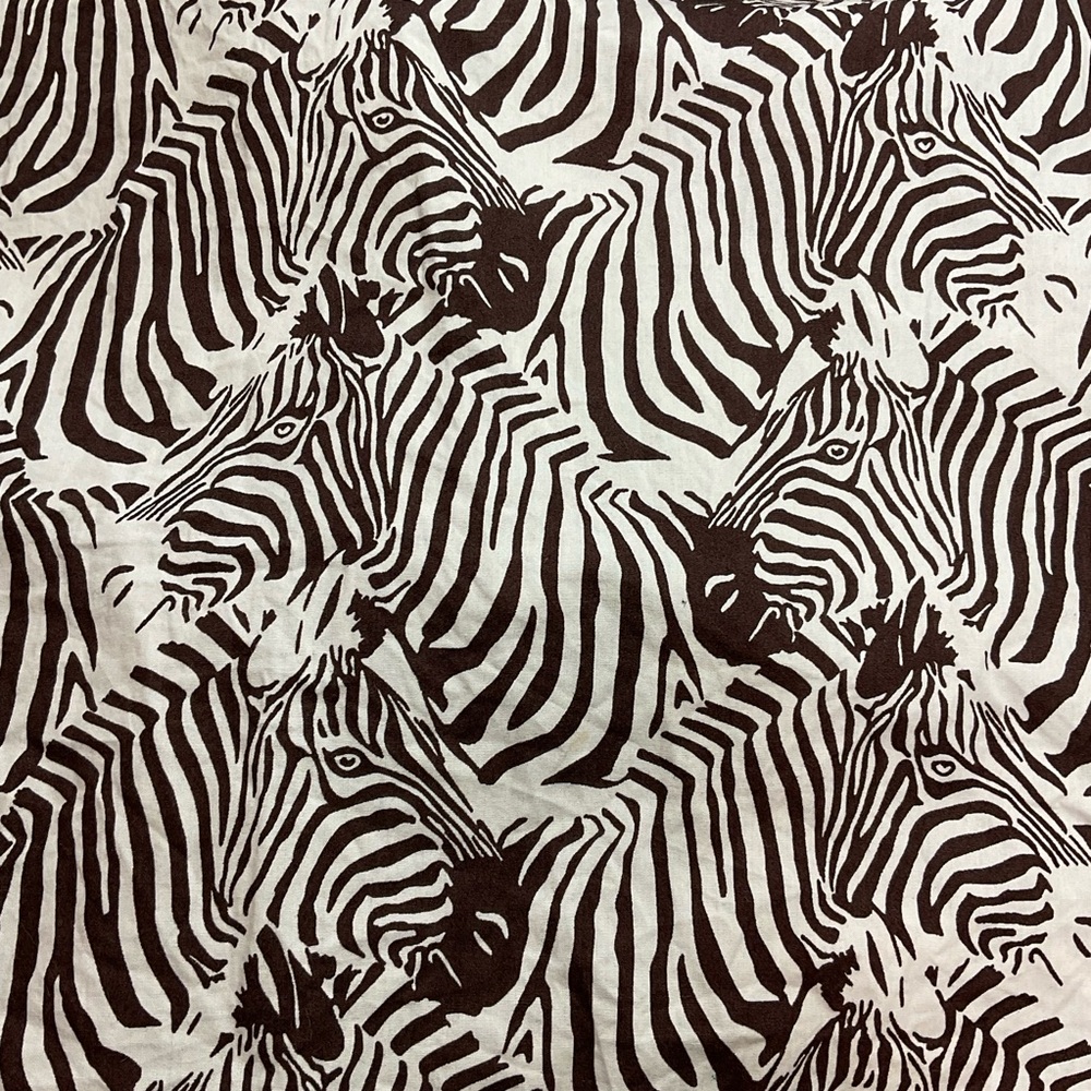 Anthropologie Maeve Bettina Dress Tiered zebra Print Buttondown Shirt Dr… - Picture 13 of 13